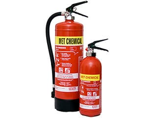 wet-chemical fire extinguisher