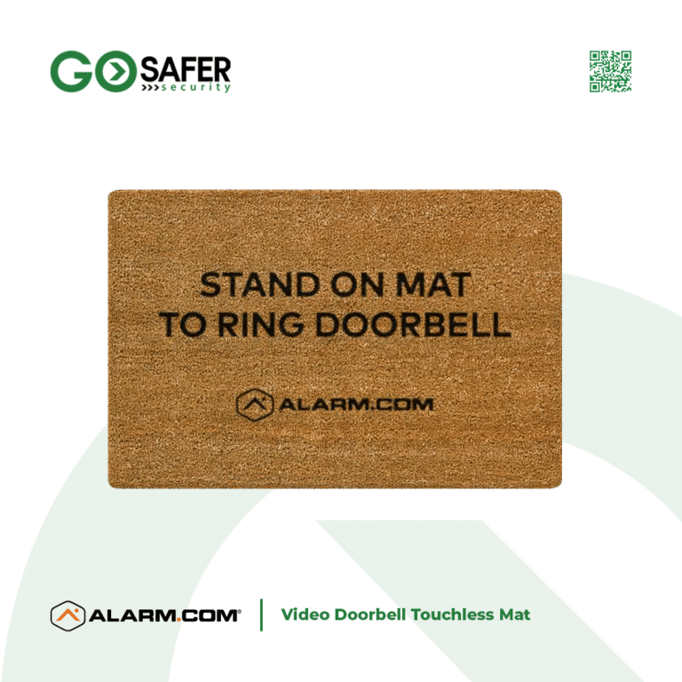 1 Alarm.com Video Doorbell Touchless Mat