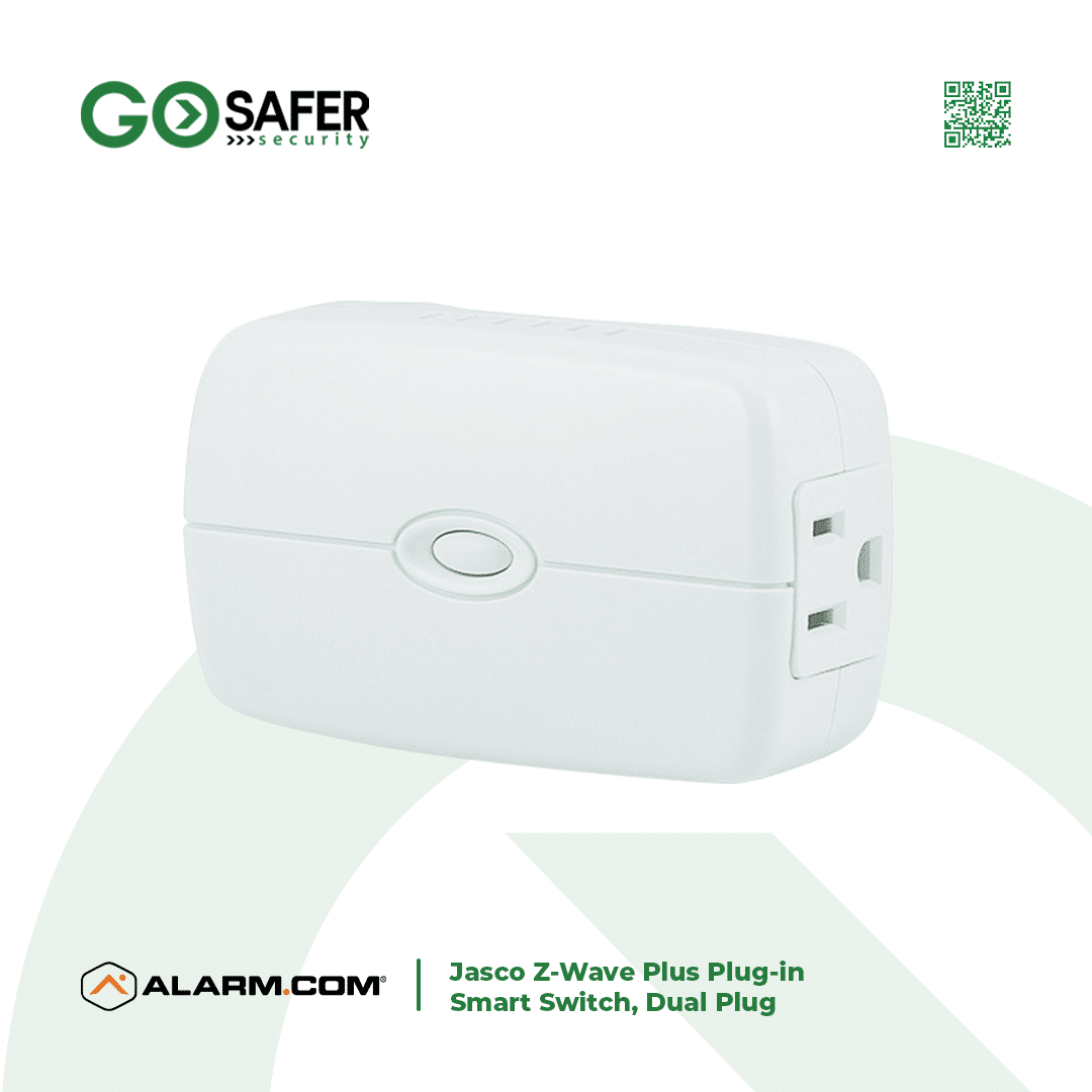 Jasco ZWave Plus Dual Plug Smart Switch Go Safer Security