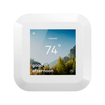 Alarm.com Smart Thermostat HD – Color Touchscreen Display (White Display)