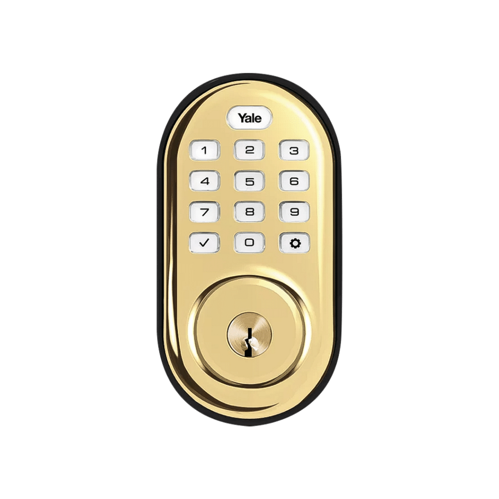 Yale Deadbolt Lock Brass