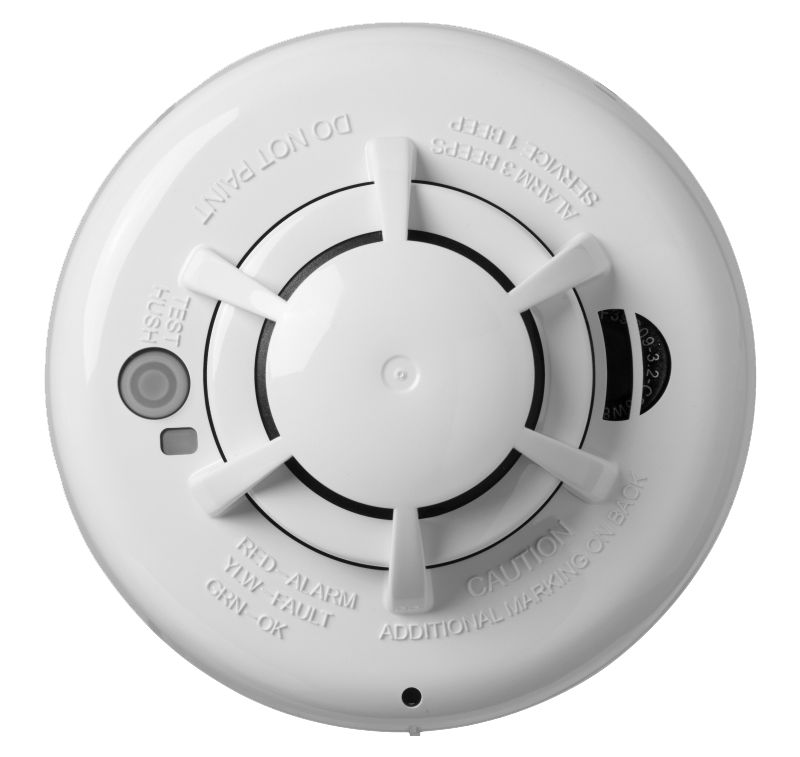 smoke and heat detector